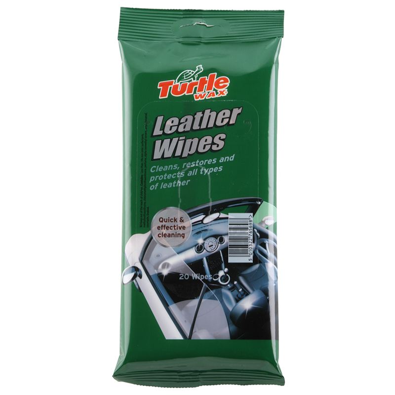 Turtle wax leather wipes - cалфетки для кожи (20 шт.) turtle wax купить в киеве.